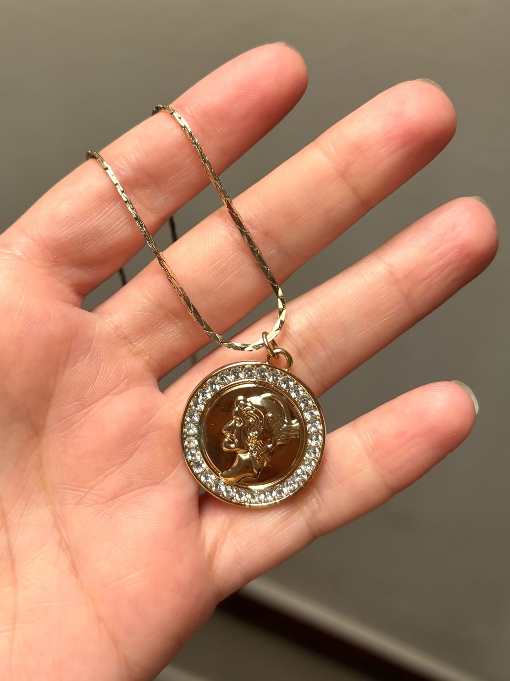 Park Lane / Gold Diamond Coin Necklace